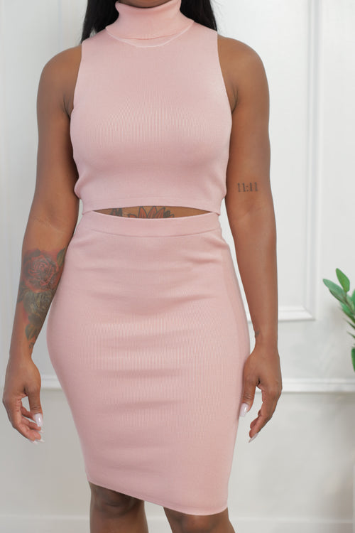 Aliyah Skirt Set - Pink (024)