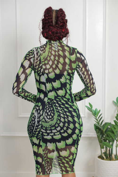 Mystique Midi Dress (018)