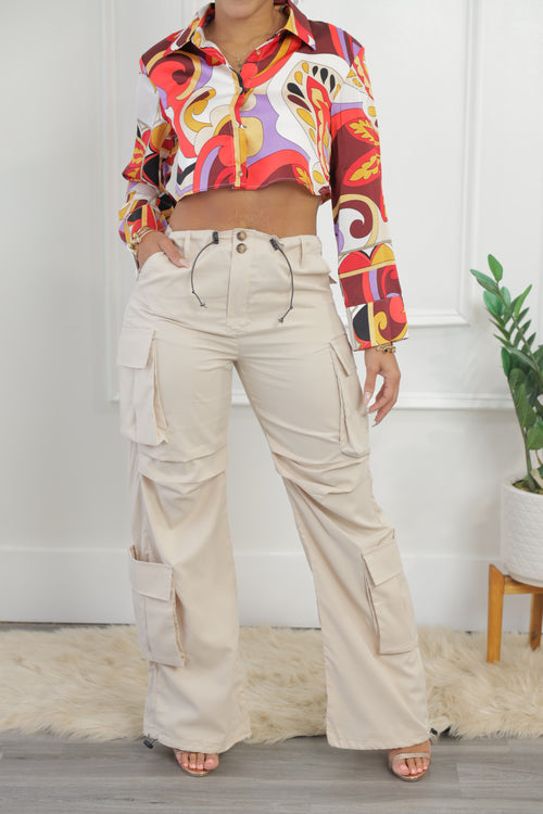 Jaxon Cargo Pants - Taupe (017)
