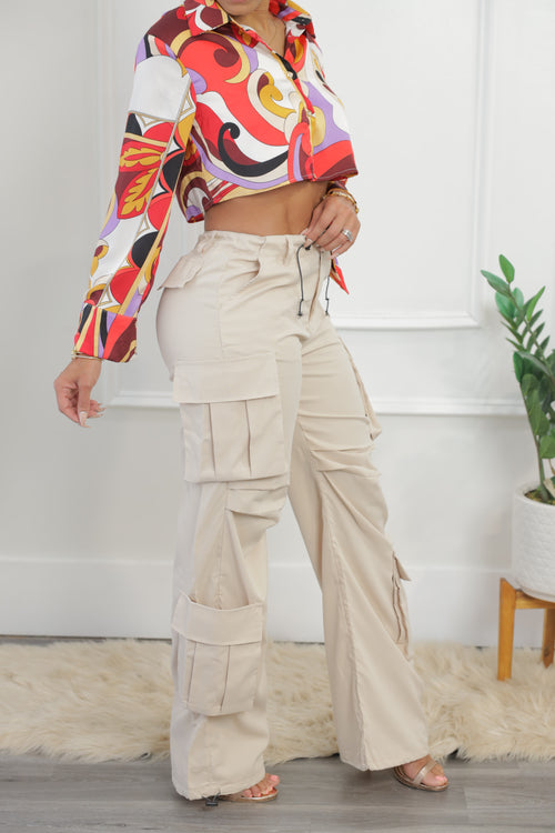 Jaxon Cargo Pants - Taupe (017)