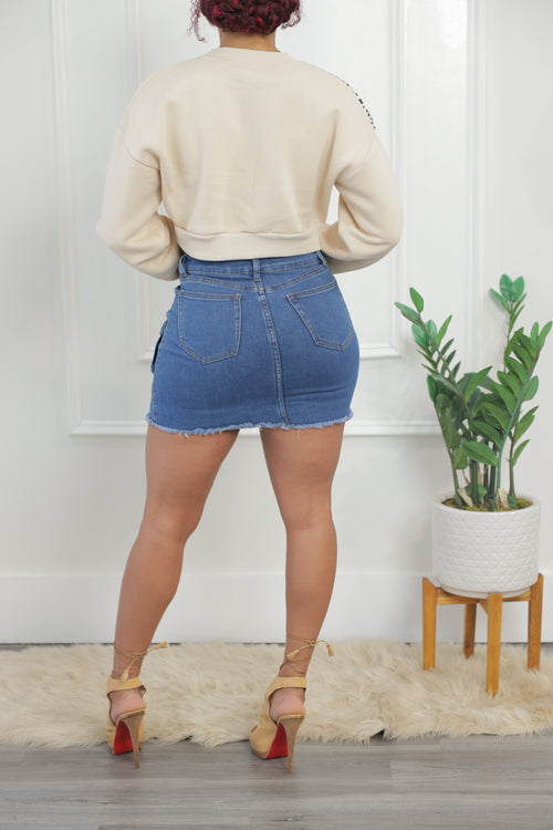 Daisy Cargo Skirt (026)