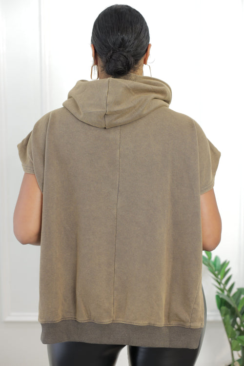 Southside Hooded Top - Taupe (037)