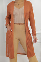 Jaiden Cardigan - Rust (027)