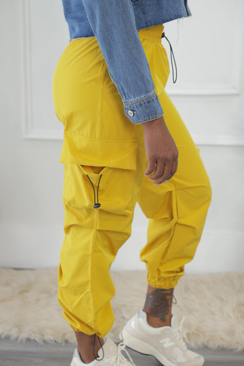 Parachute Joggers - Yellow (007)