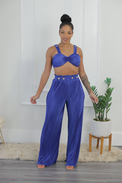 Ibiza Pant Set - Blue (019)