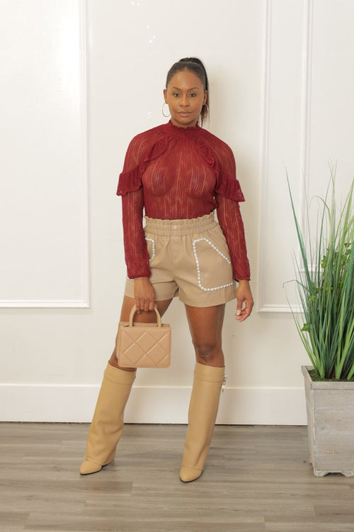 London Vegan Short - Nude (W1)