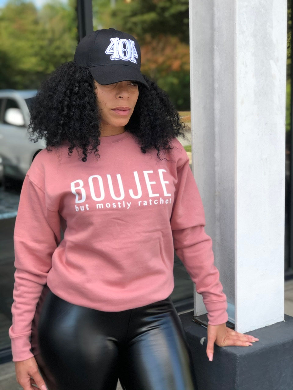 Boujee & Ratchet Sweatshirt - Black (F)